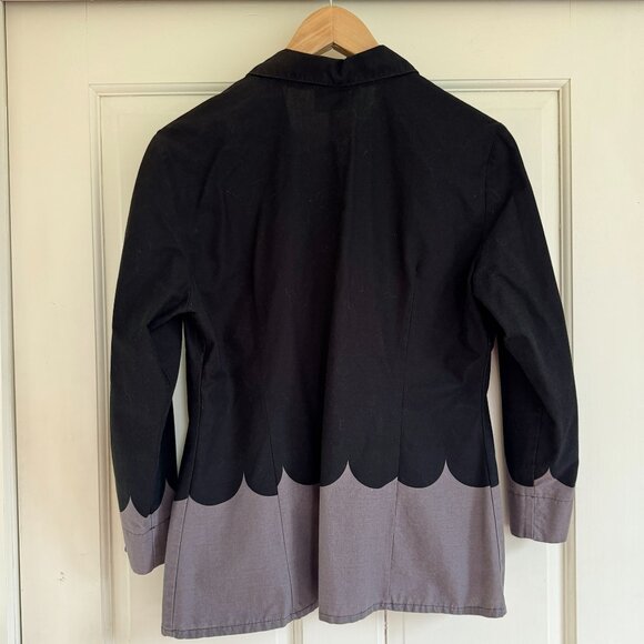 Vintage Marimekko Lanketti cotton blouse M marked 40/12 Mika Piirainen design - Picture 3 of 5